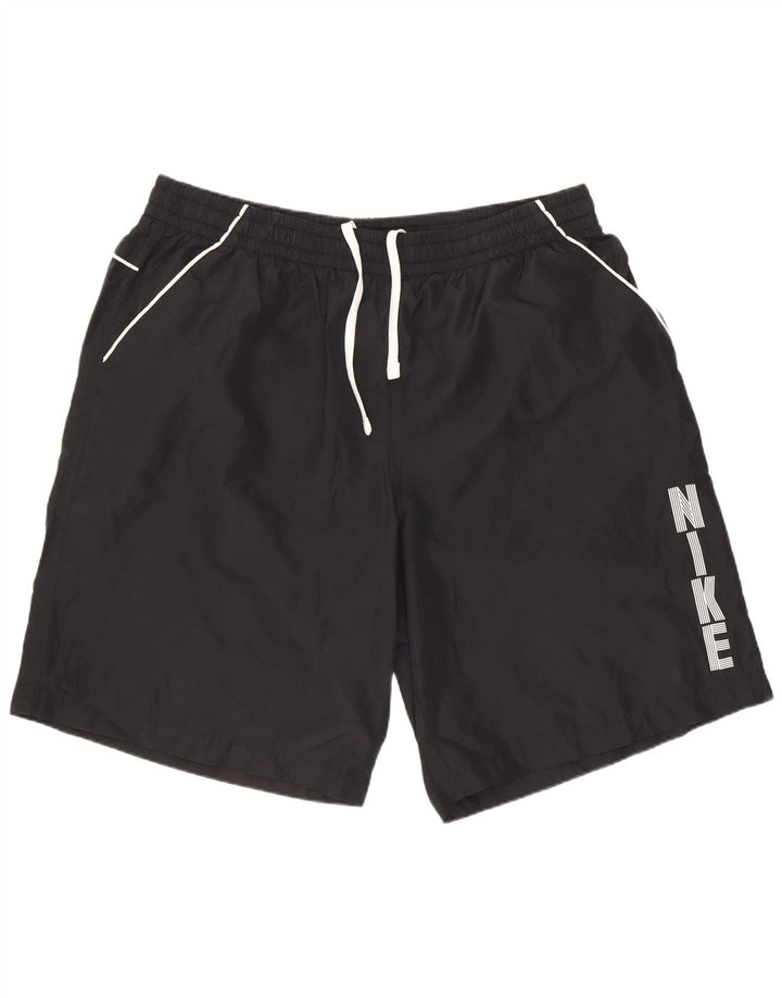 Nike Short de sport graphique pour homme 2XL Noir Polyester