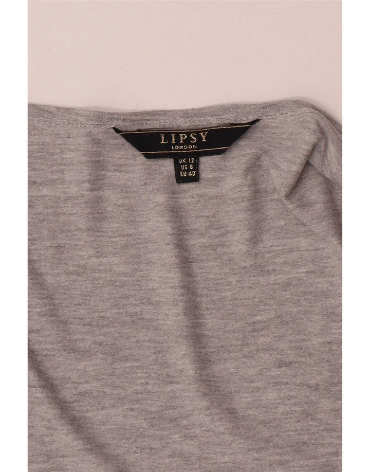 Lipsy Cardigan ouvert pour femme UK 42 Gris moyen