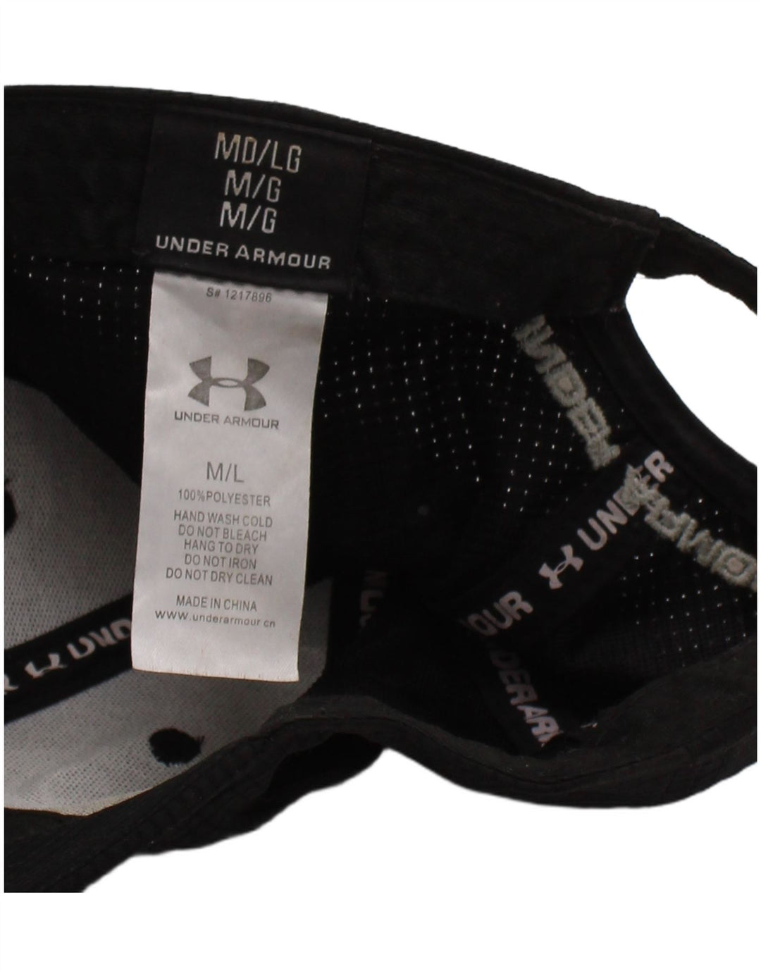 Under Armour Casquette de Baseball Graphique Homme Moyen/Grand Noir Polyester