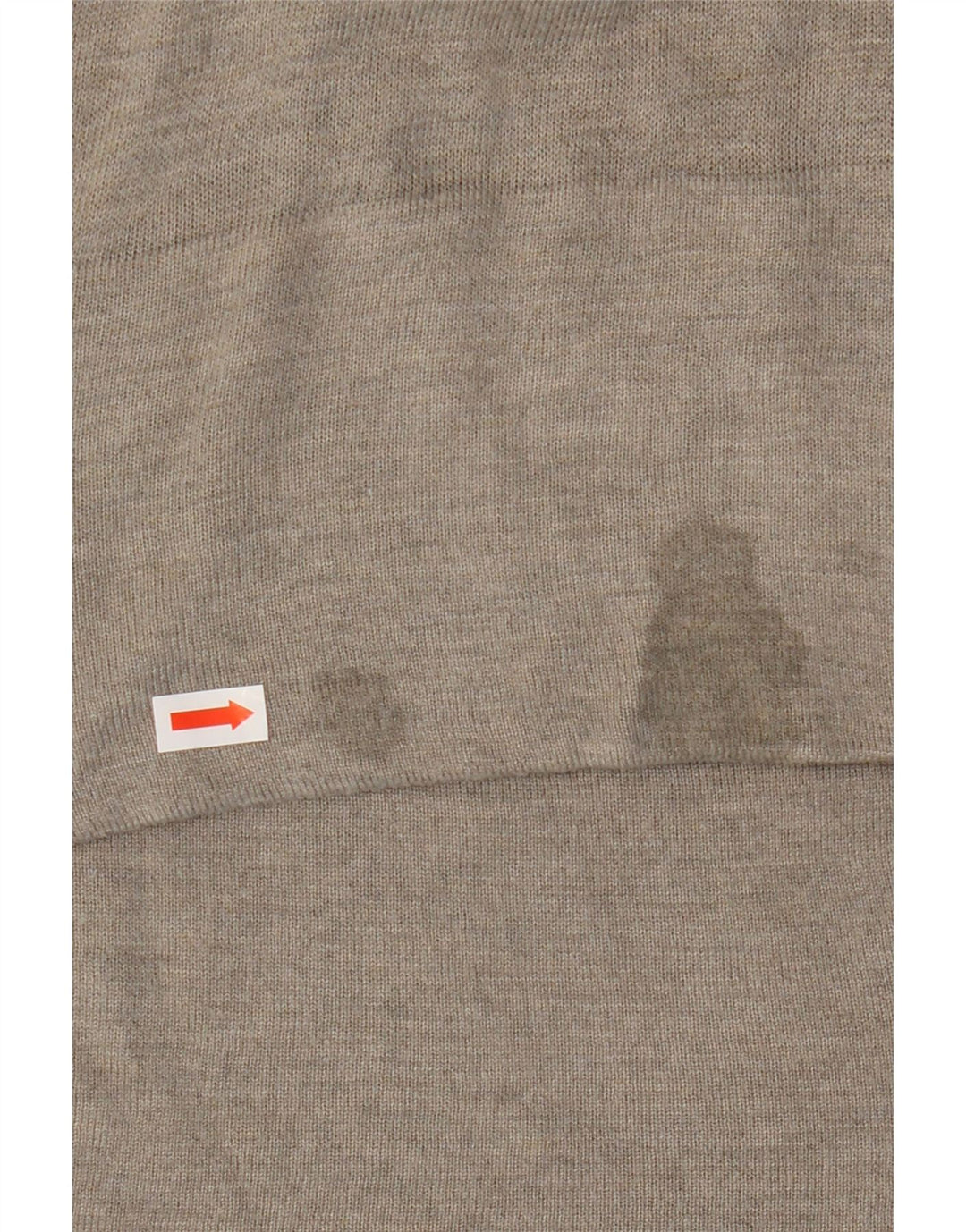 ZARA Pull col en V pour femme UK 10 Petit Gris
