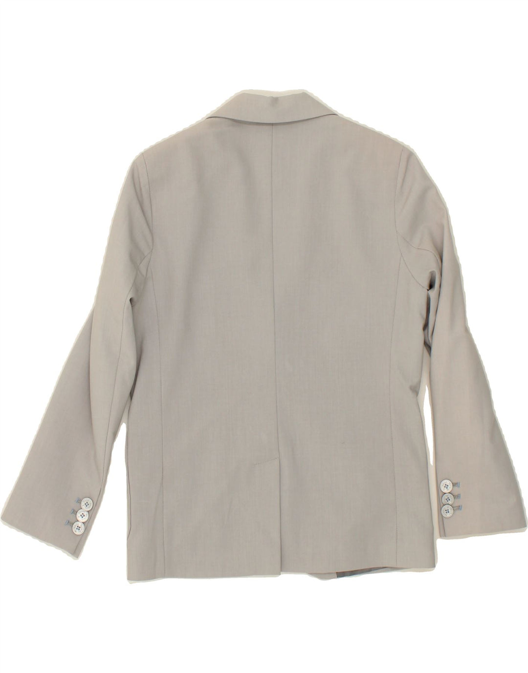 HARMONT & BLAINE Boys 2 Button Blazer Jacket 7-8 Years Grey Polyester Vintage Harmont & Blaine and Second-Hand Harmont & Blaine from Messina Hembry 