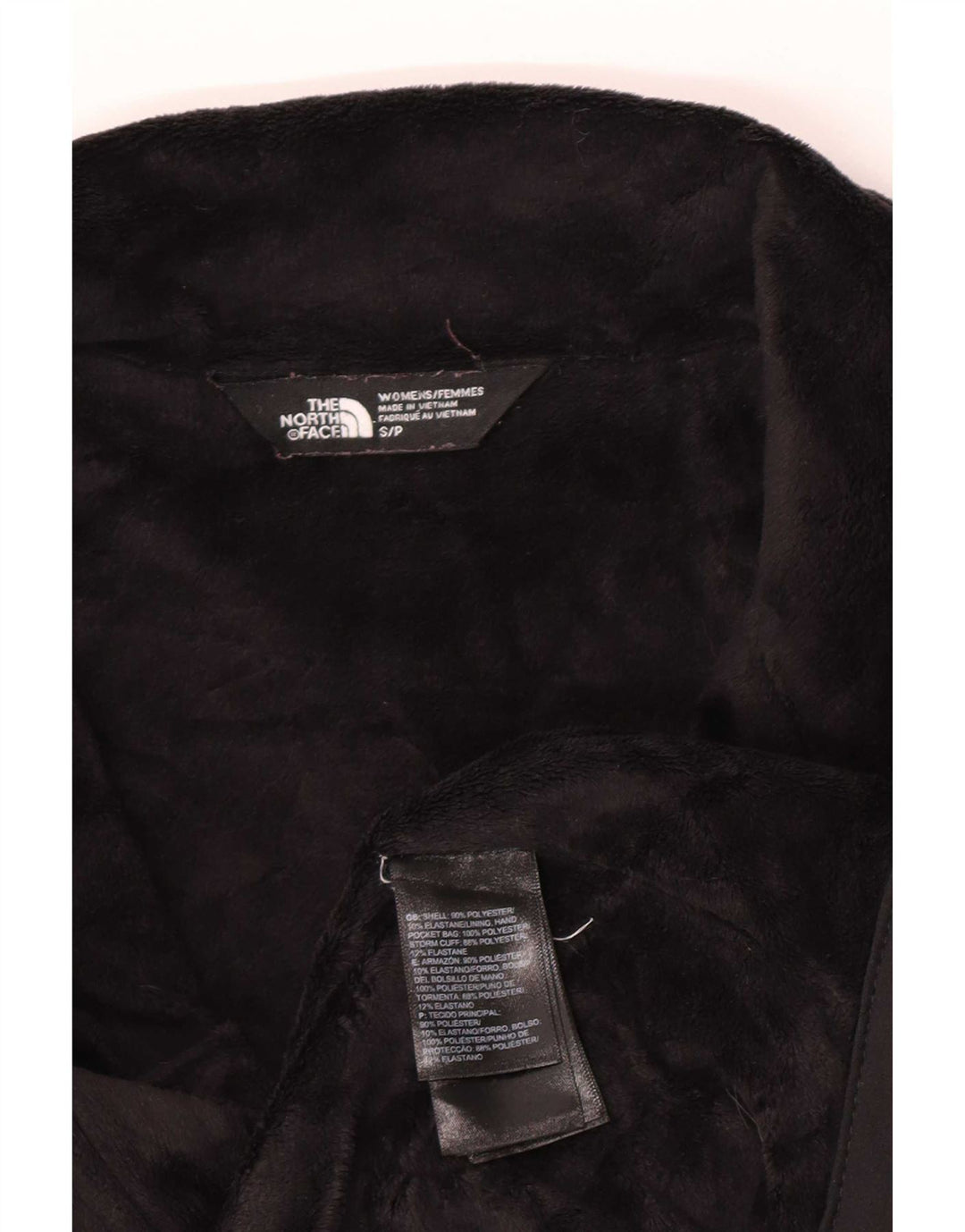 The North Face Veste coupe-vent Sherpa pour femme UK 10 Small Noir Polyester