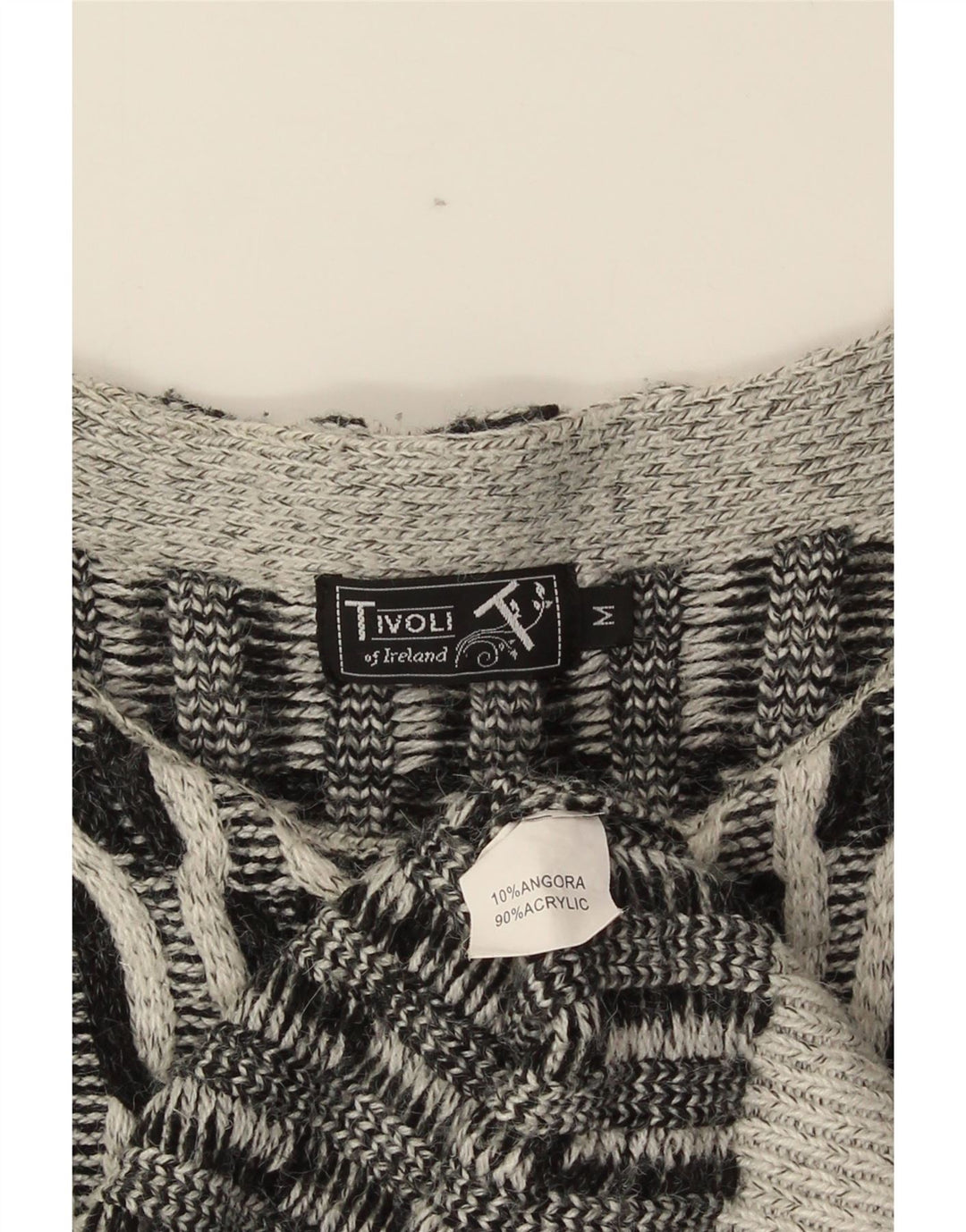 Tivoli Cardigan ouvert surdimensionné pour femme UK 14 Gris moyen géométrique