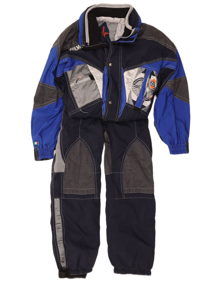 Colmar Survêtement complet graphique IT 50 pour homme Bleu marine moyen Colourblock