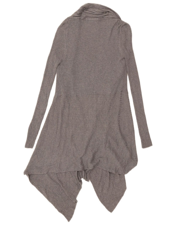 Marks & Spencer Pull cardigan long surdimensionné pour femme UK 10 Petit Gris