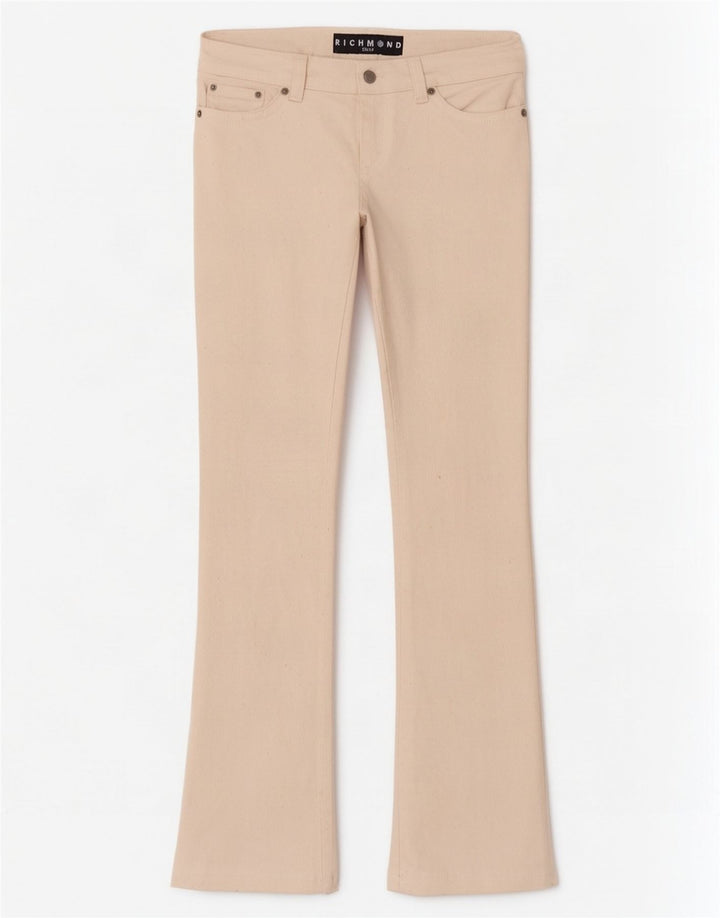 Jean droit femme Richmond W29 L33 coton blanc