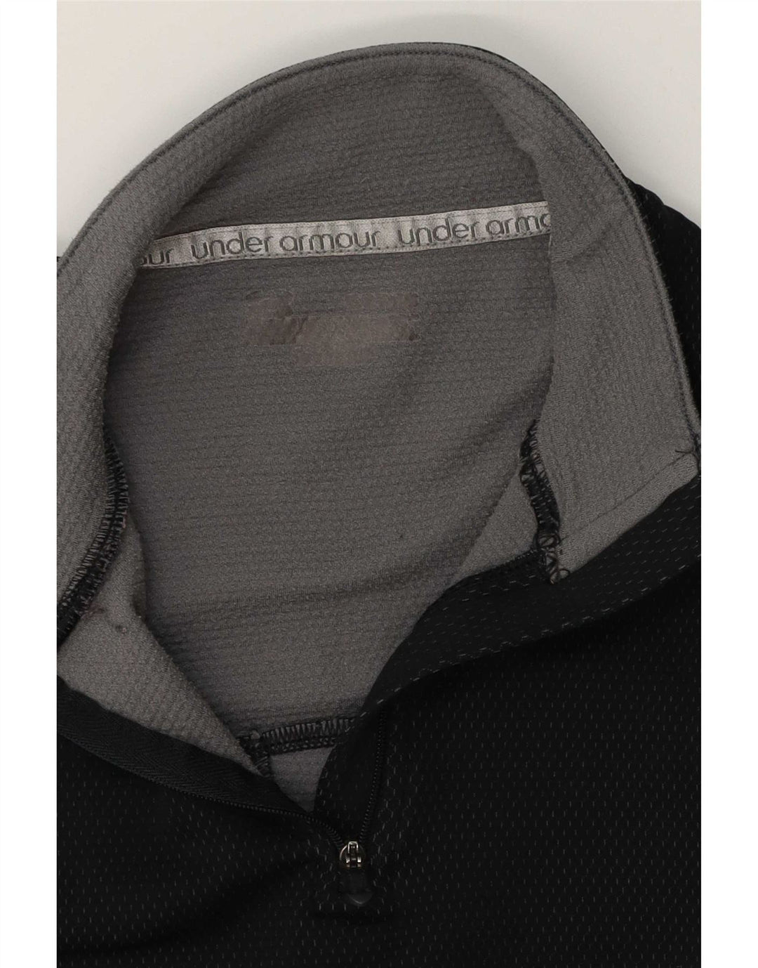 Under Armour Haut de survêtement à col zippé pour homme, petit, noir