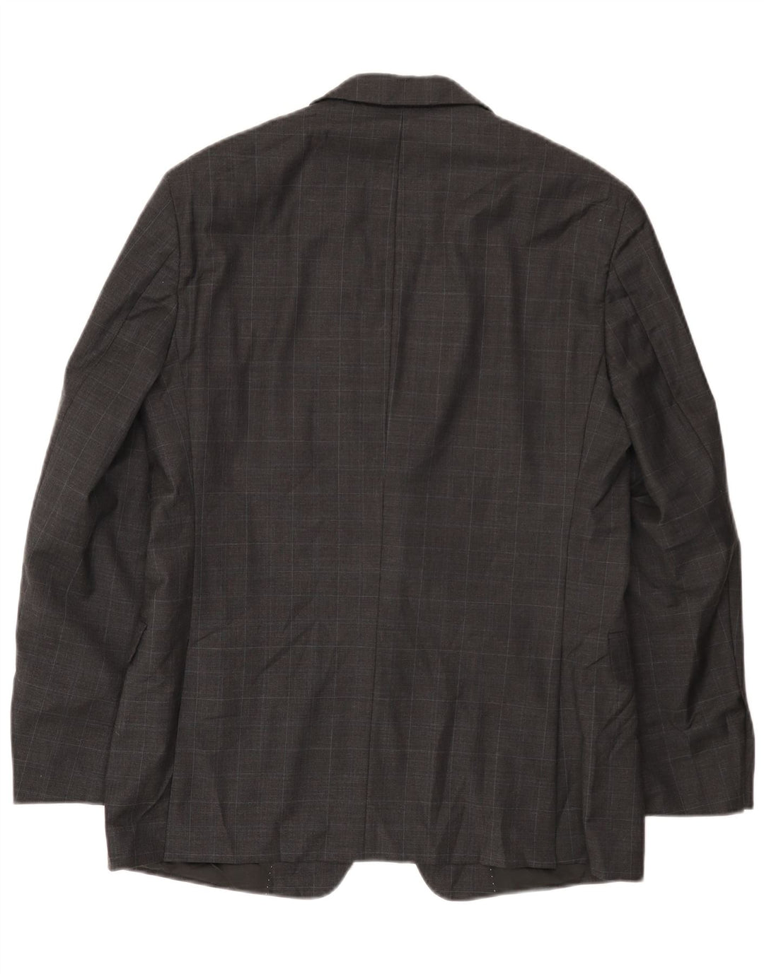 Tommy Hilfiger Veste blazer à 2 boutons pour homme UK 40 Large laine à carreaux gris