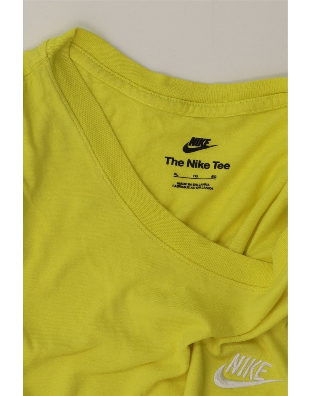 NIKE T-Shirt Homme Top XL Vert Coton