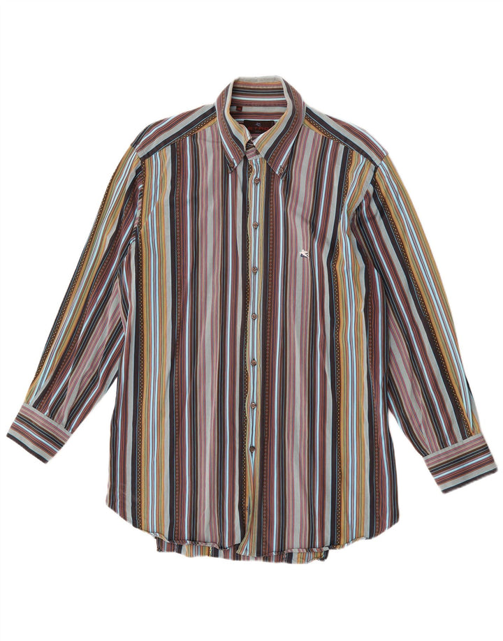 Etro Chemise Homme Taille 43 Large Rayé Multicolore