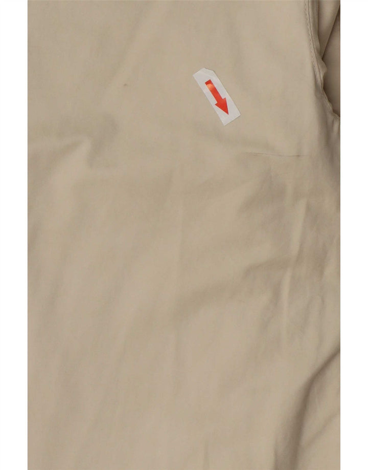 Luisa Spagnoli Veste Bomber Femme UK 14 Coton Beige Moyen