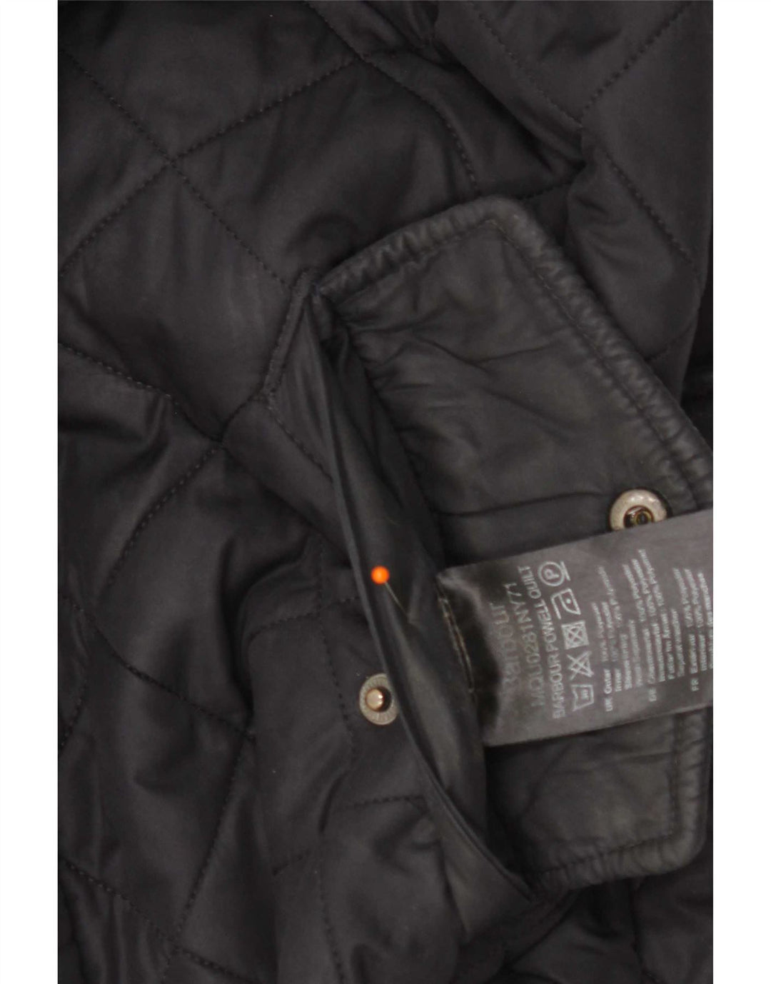 Barbour Veste matelassée pour homme UK 36 Petit Bleu Marine Polyester