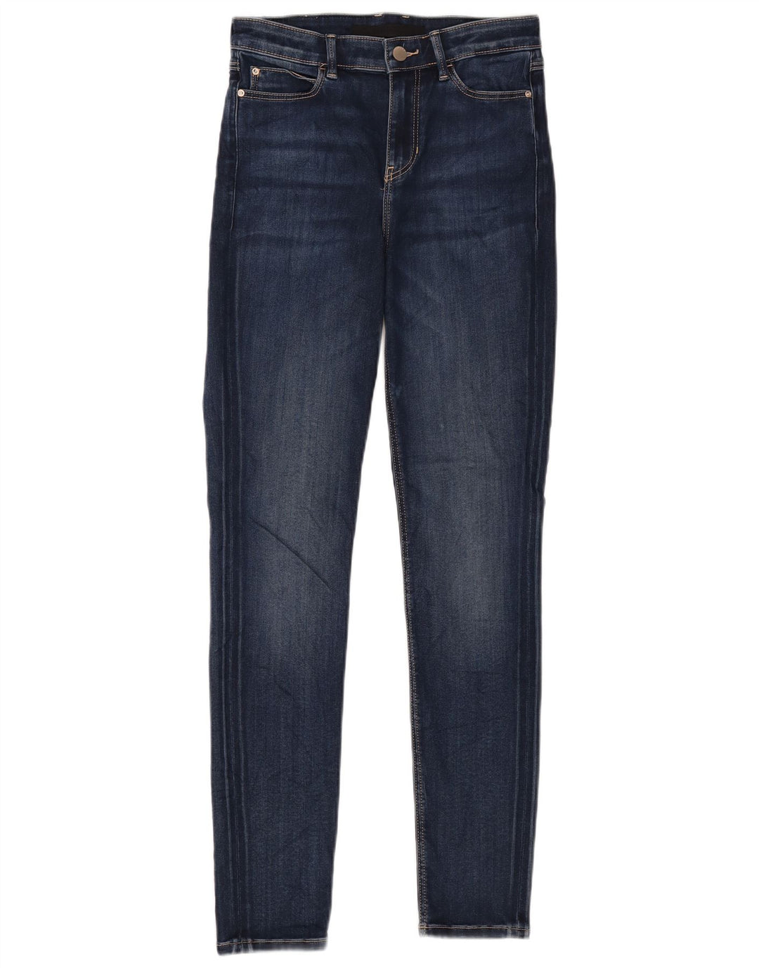 GUESS Jean skinny femme W28 L29 bleu marine en coton