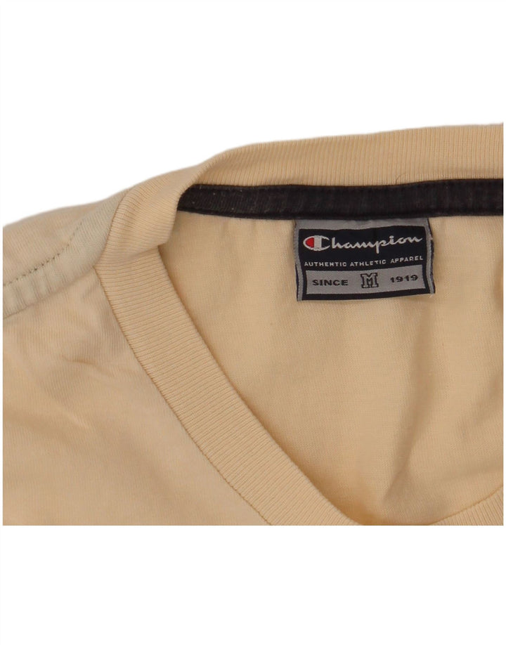 CHAMPION T-Shirt Graphique Homme Beige Moyen