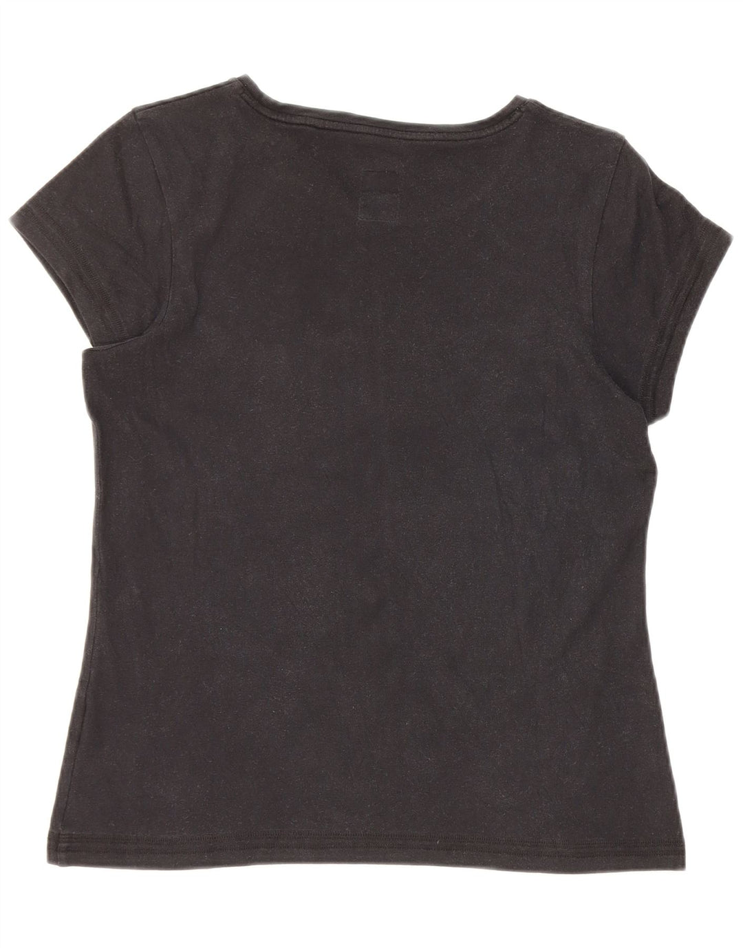Asics T-shirt graphique pour femme UK 12 Noir moyen