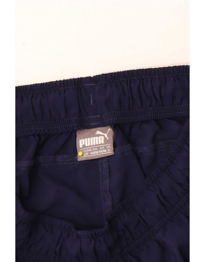 Puma Short de sport homme petit bleu marine polyester