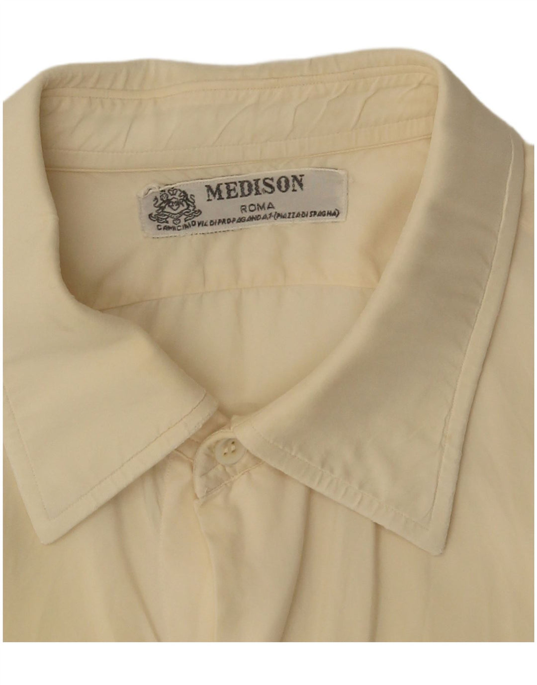 Chemise Homme Vintage Jaune Moyen
