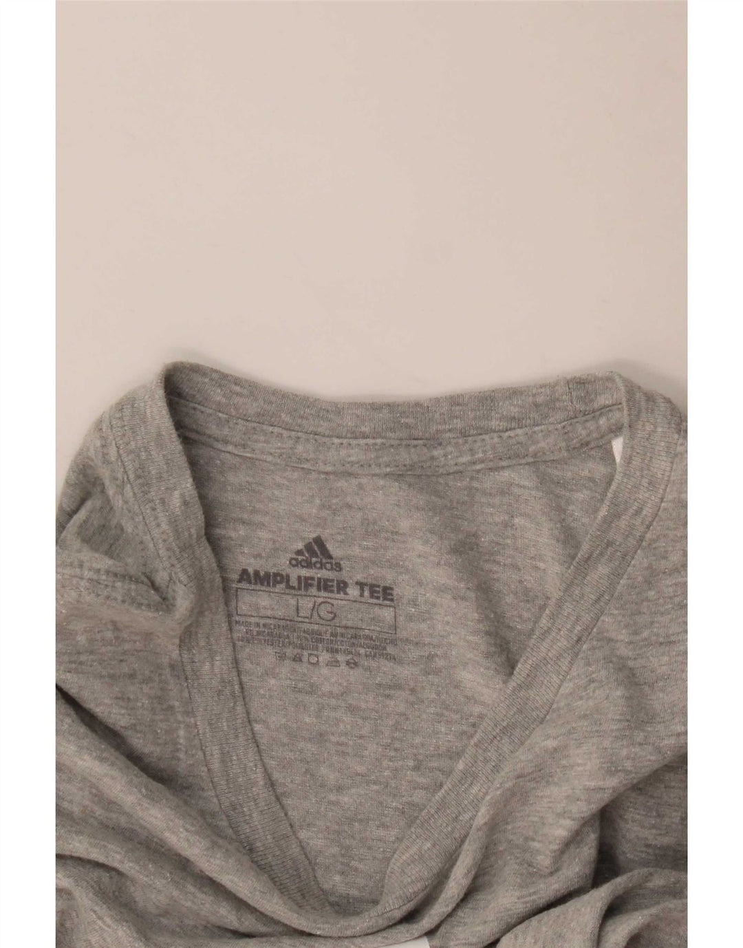 Adidas T-shirt graphique pour hommes, grand, gris