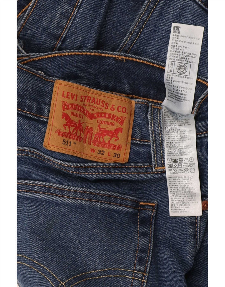 Levi's Jean Slim 511 Homme Bleu W32 L30 Coton