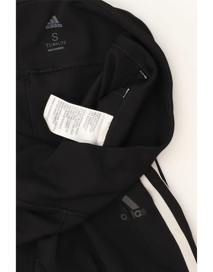 Adidas Climalite Leggings UK 8 Small Noir Polyester
