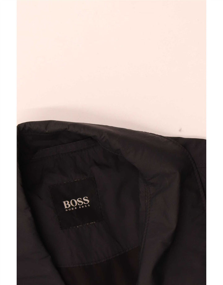 Hugo Boss Veste Bomber Homme UK 38 Medium Noir Colourblock