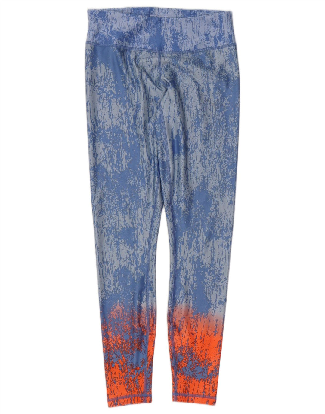 Puma Leggings pour femme UK 10 Small Bleu Tie Dye Nylon