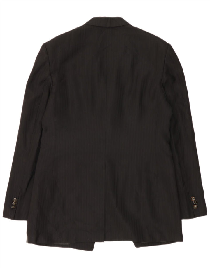Carlo Pignatelli Veste blazer à 2 boutons pour homme IT 54 2XL Noir à fines rayures