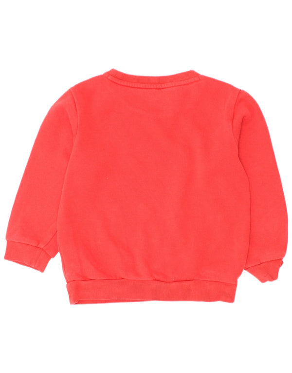 Adidas Sweat-shirt graphique pour garçon 2-3 ans Rouge Coton