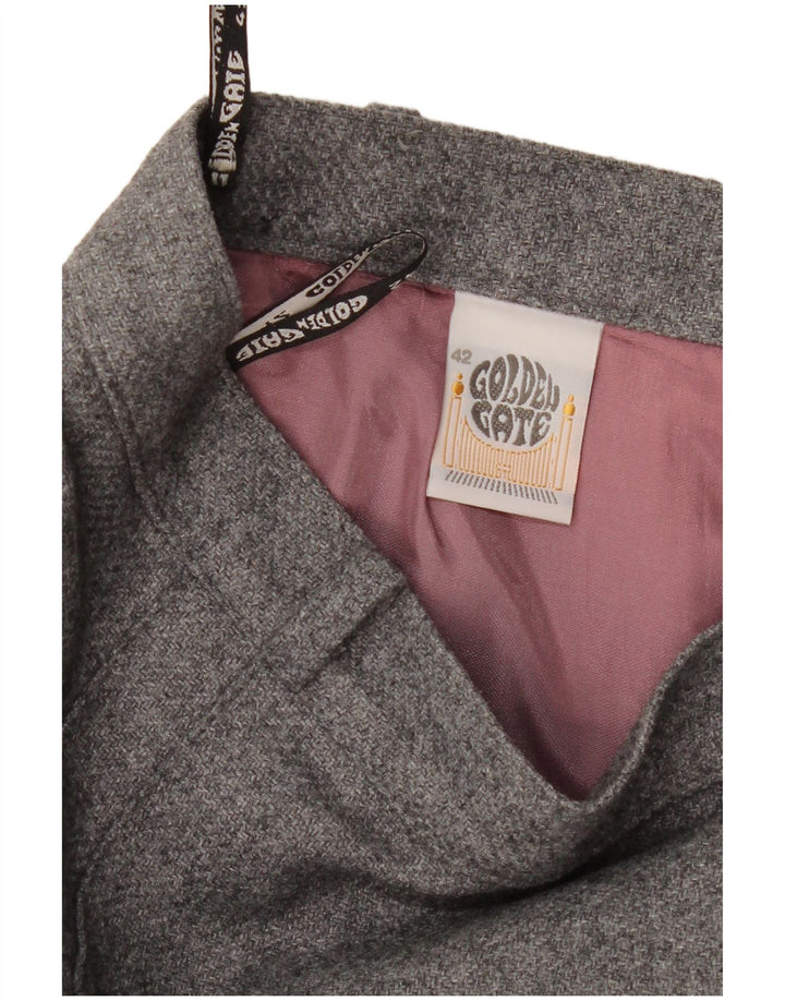 Golden Gate Jupe trapèze pour femme IT 42 Medium W30 Gris Polyamide