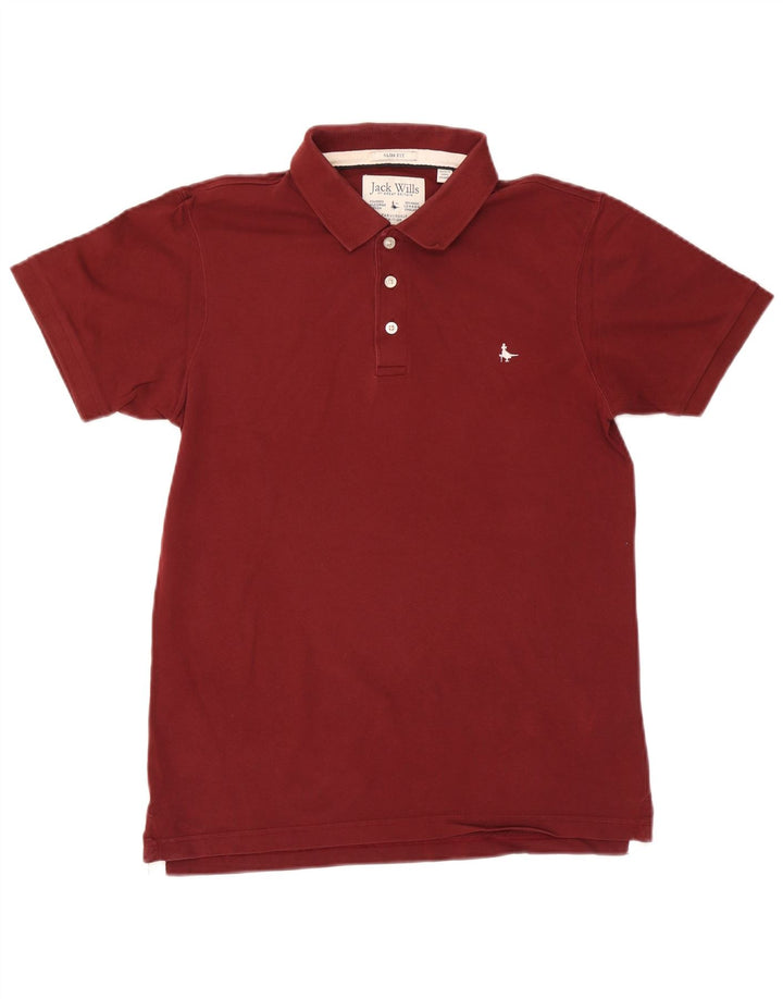 JACK WILLS Polo Slim Fit Homme Coton Marron Moyen