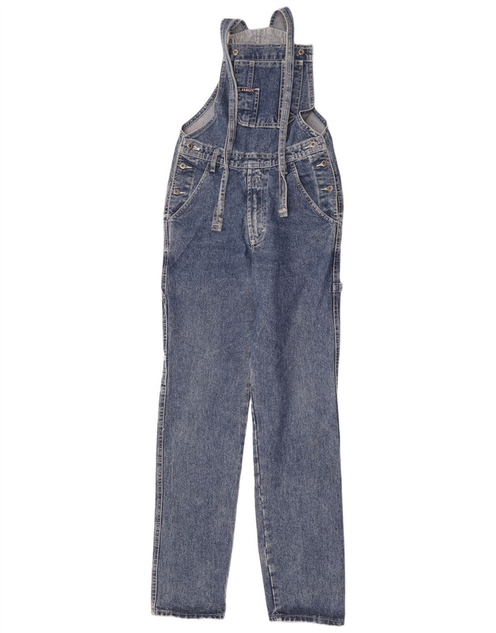 vintage Femme Dungarees Jeans W29 L33 Coton Bleu