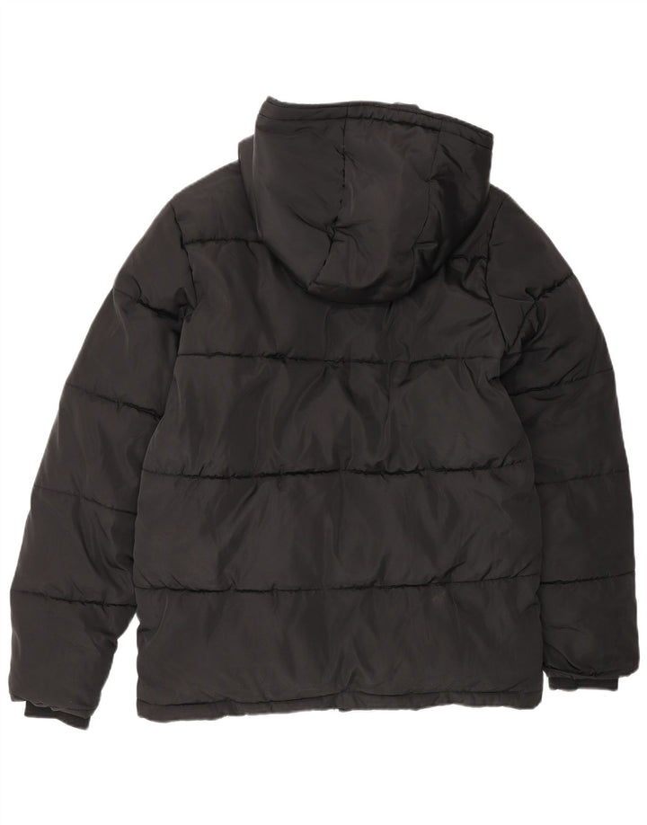 Lyle & Scott Veste matelassée à capuche garçon 14-15 ans Noir Polyester