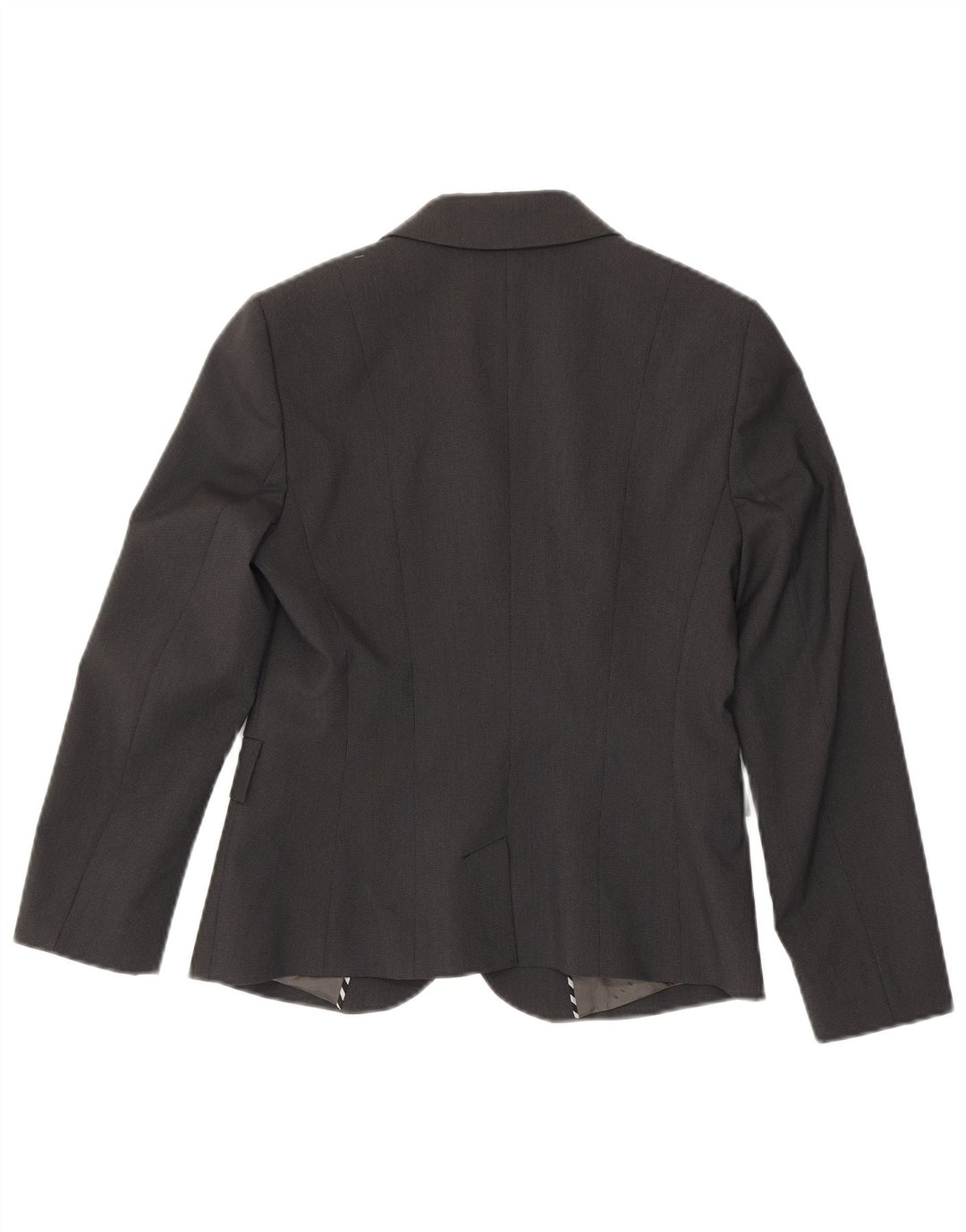 Sisley Veste Blazer 2 Boutons IT 42 Gris Moyen Polyester Femme