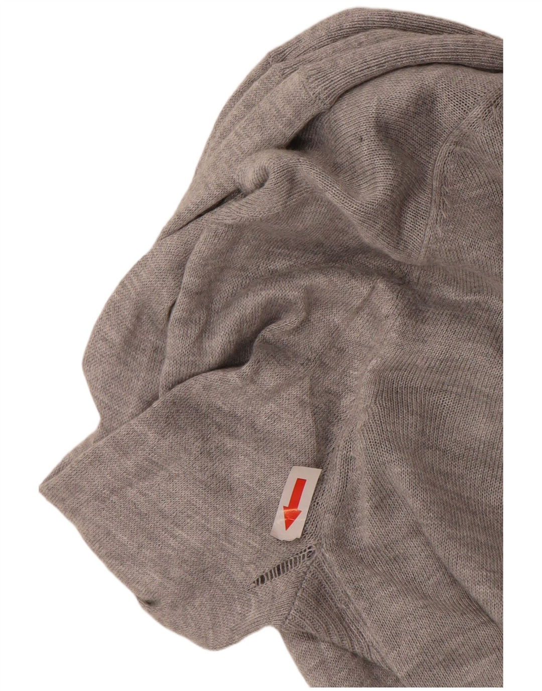 Marks & Spencer Pull Cardigan Ouvert pour Femme UK 12 Acrylique Gris Moyen