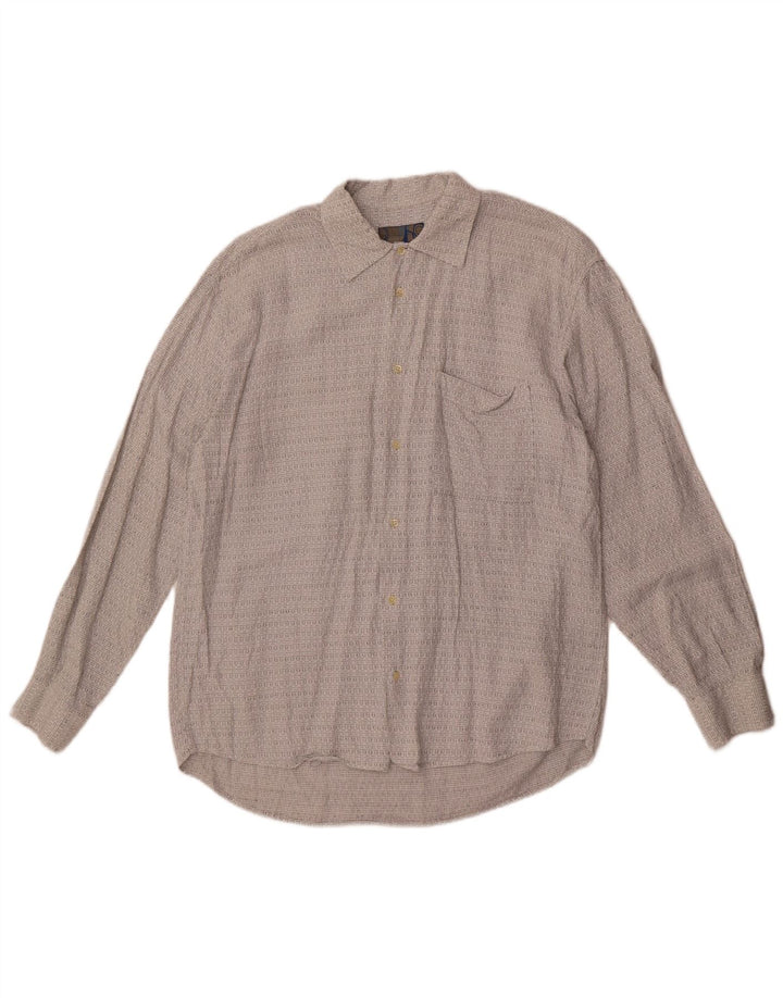 Chemise Homme Mac Fashion Rayée Gris Moyen