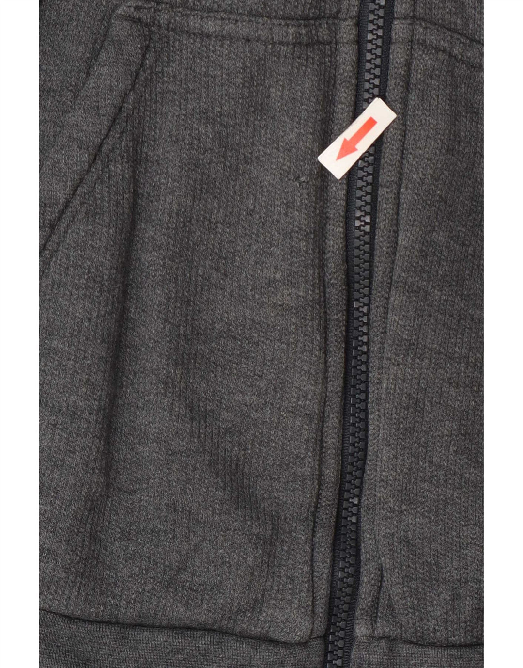 Adidas Pull à capuche zippé pour homme en coton gris moyen