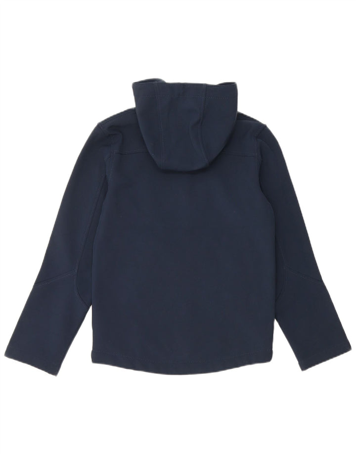 Mountain Warehouse Veste Coupe-Vent Garçon 9-10 Ans Bleu Marine Polyester