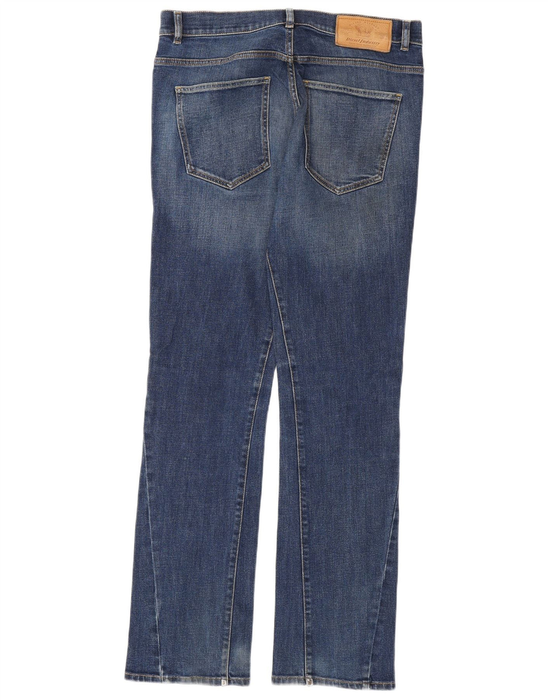 DIESEL Jean droit homme W32 L33 bleu coton