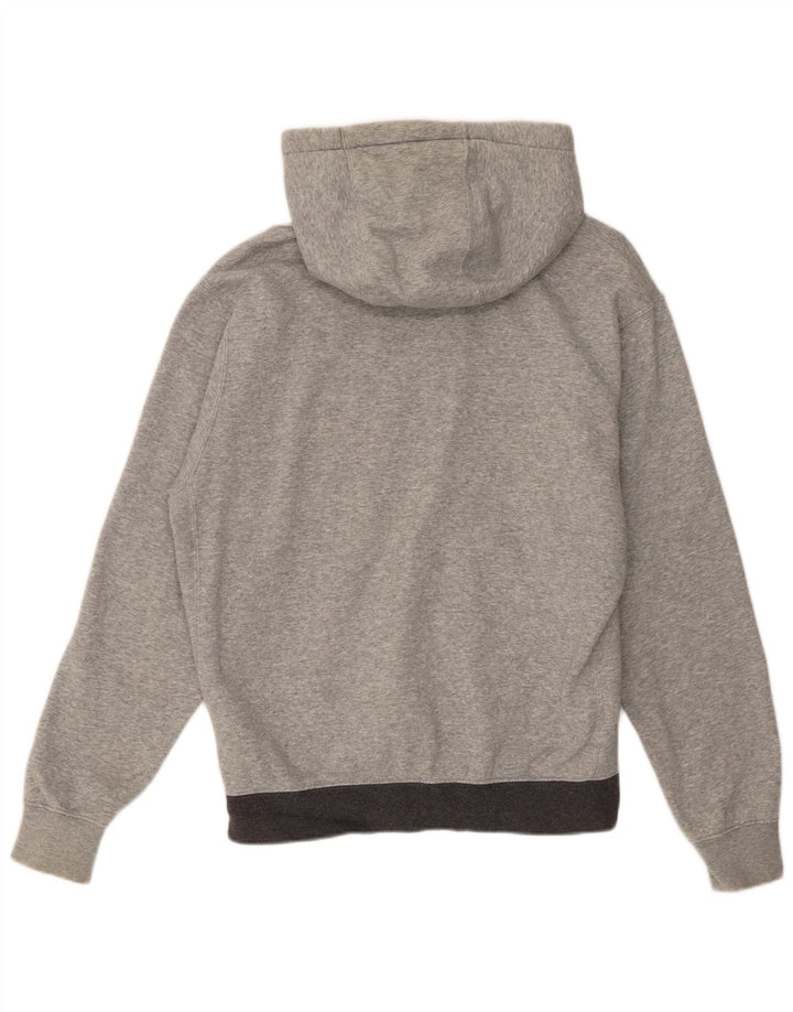 Nike Sweat à capuche zippé en coton moucheté gris moyen pour homme