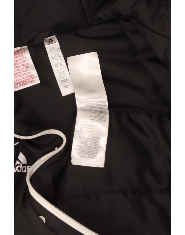Veste matelassée à capuche Adidas Garçon 11-12 ans Noir Polyester