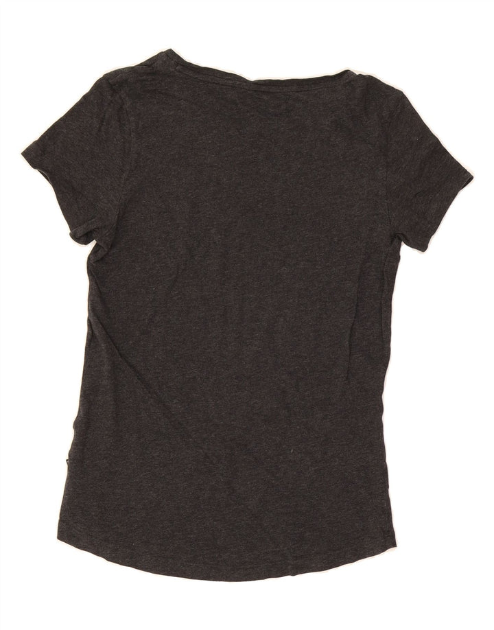 PUMA Womens Graphic T-Shirt Top UK 8 Small Grey Flecked Vintage Puma and Second-Hand Puma from Messina Hembry 