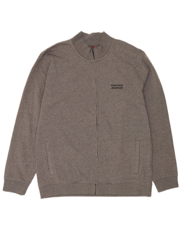 Carrera Hommes Survêtement Top Veste 2XL Gris Polyester