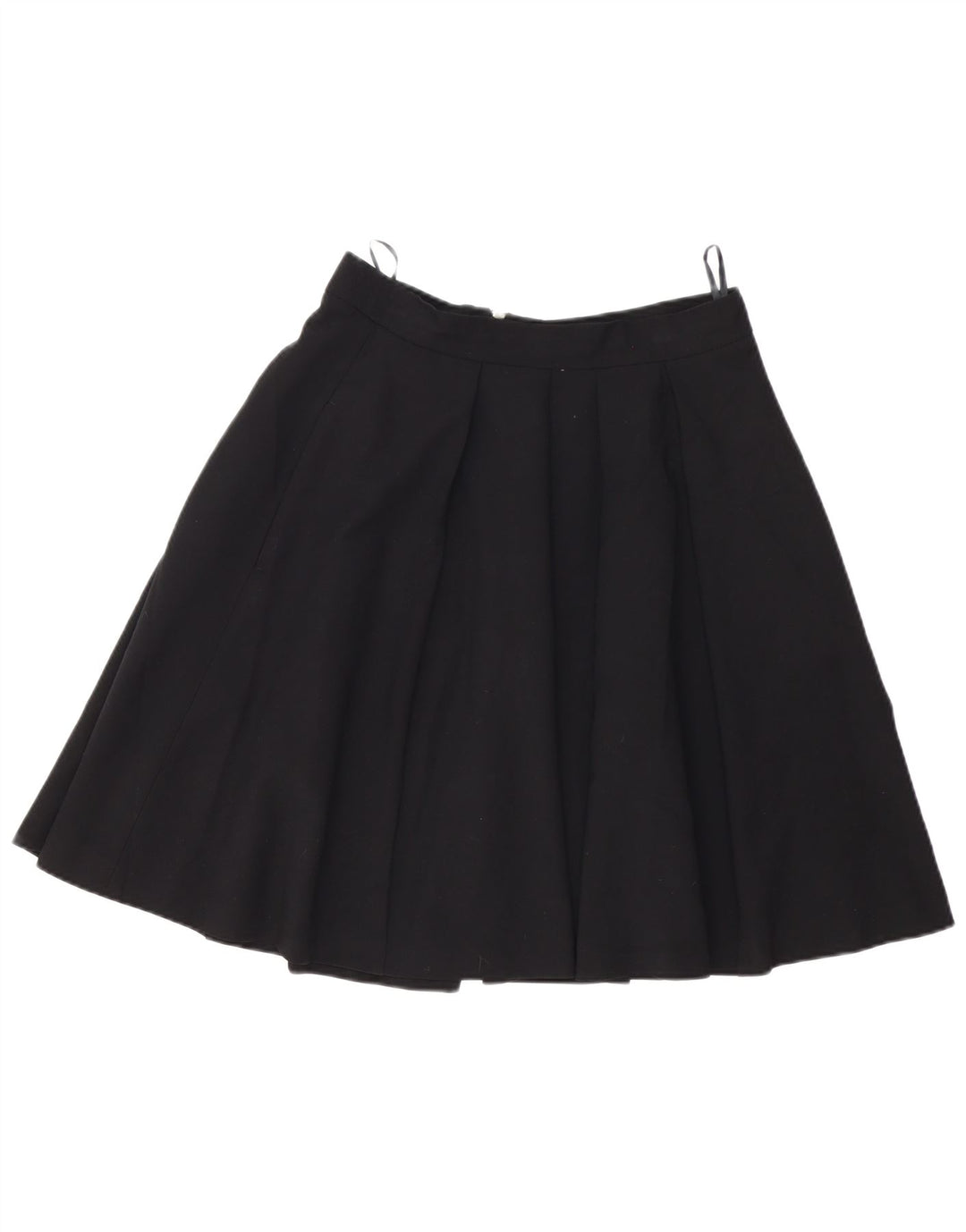 French Connection Jupe trapèze plissée pour femme UK 12 Medium W28 Noir