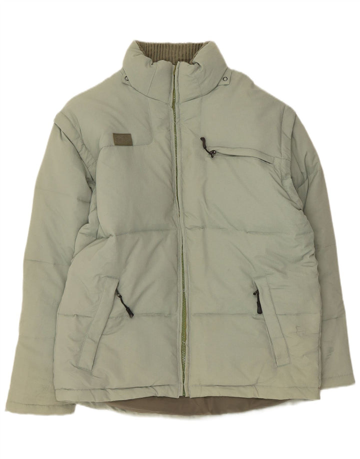 Fila Veste matelassée homme UK 36 Small Vert Polyamide