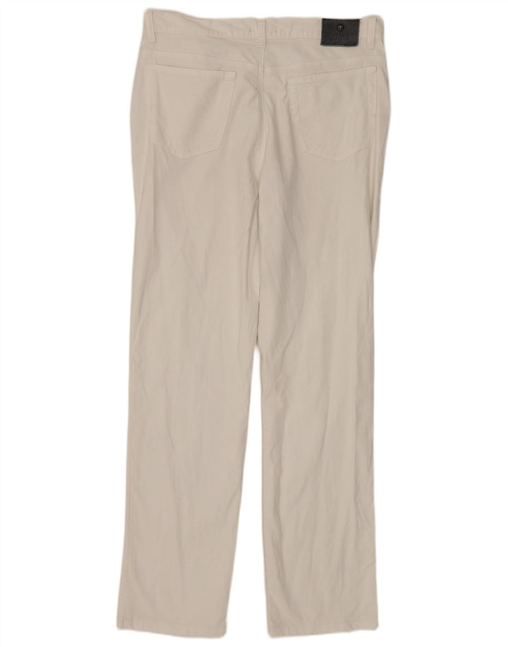 Versace Femme Jean droit W32 L29 Coton blanc