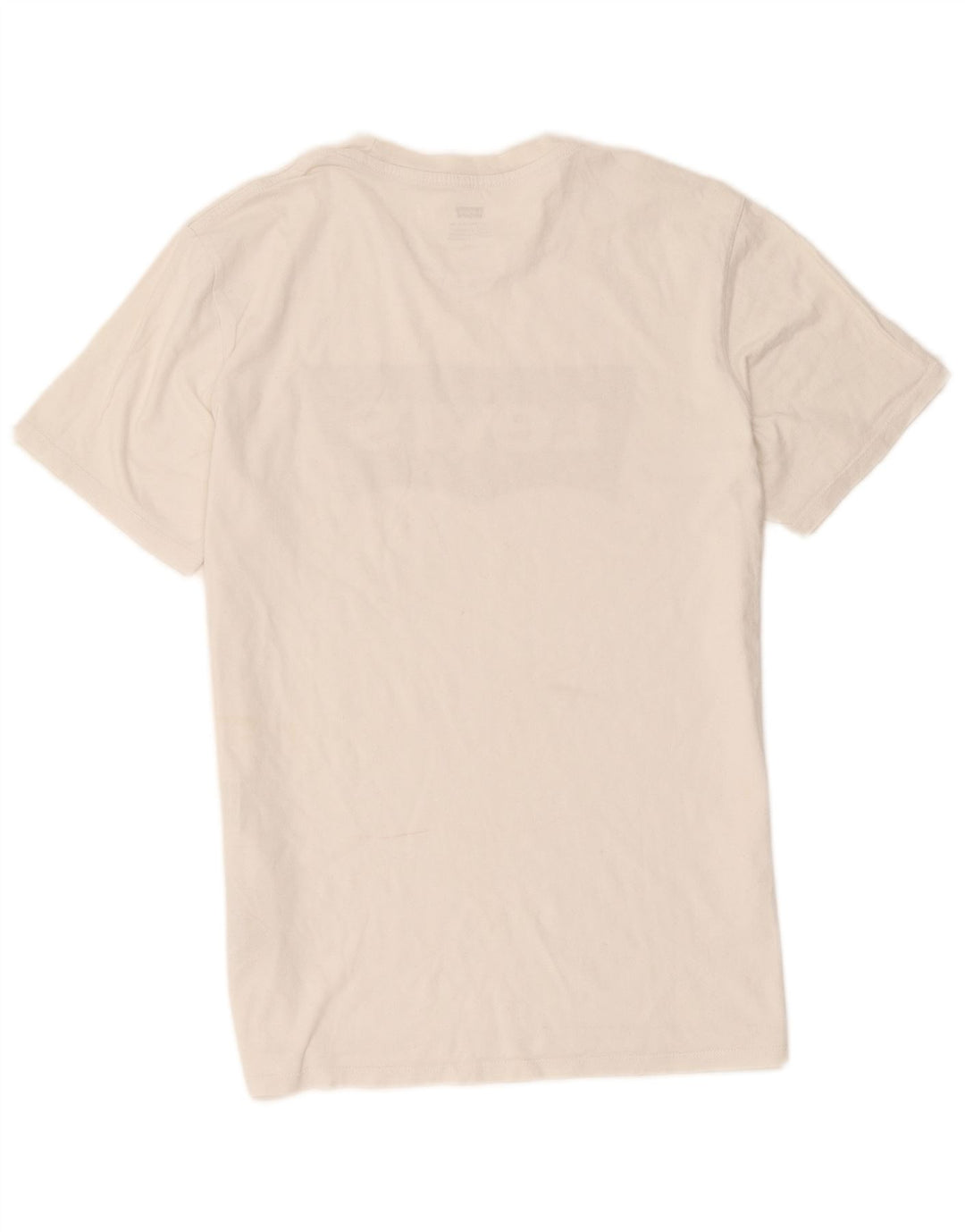 Levi's T-Shirt Graphique Homme Blanc Large Coton