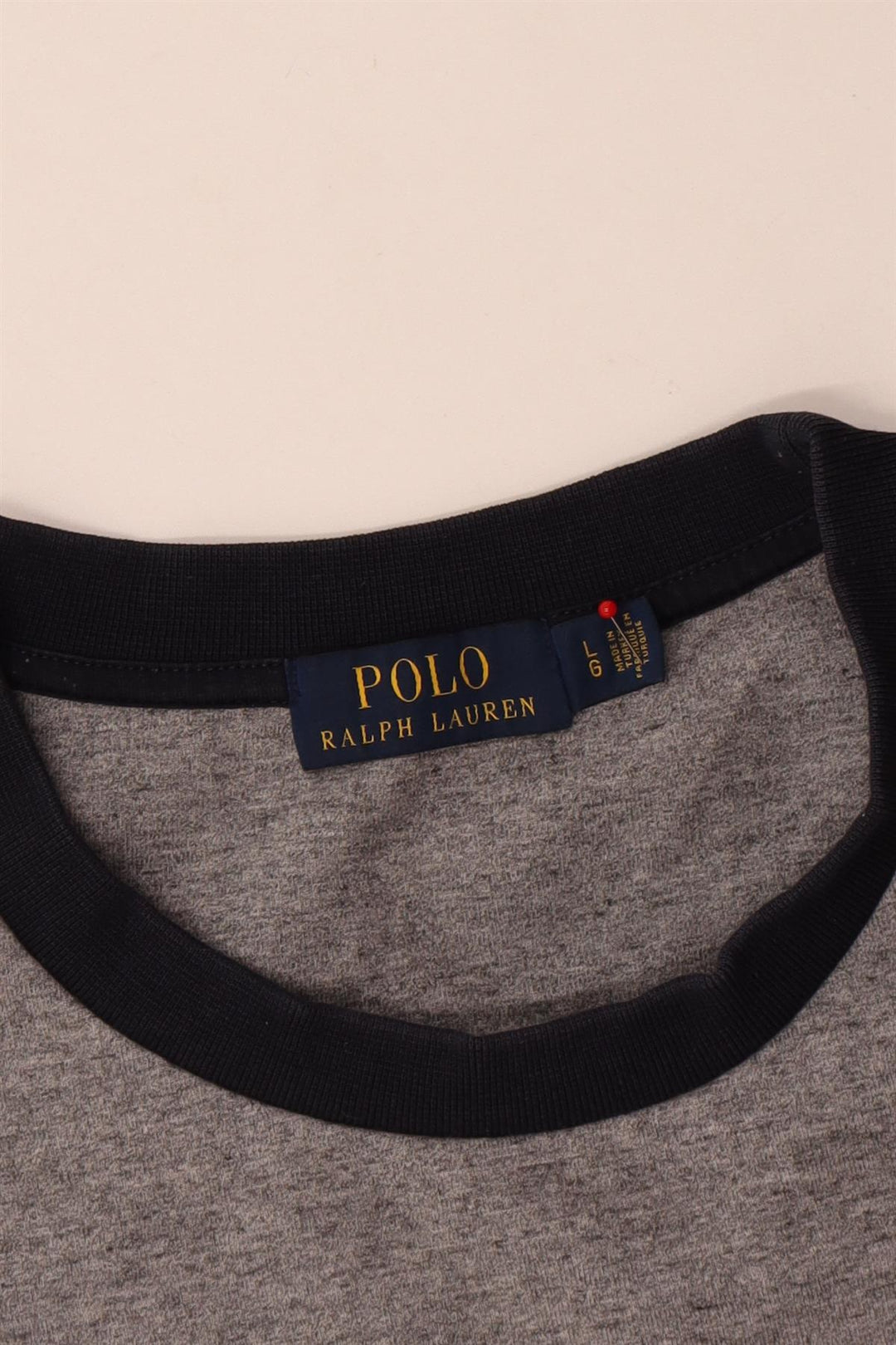 Polo Ralph Lauren Sweat-shirt pour homme en polyester color block grand gris