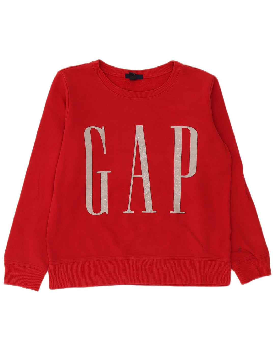 Gap Sweat-shirt graphique pour femme UK 14 en coton rouge moyen