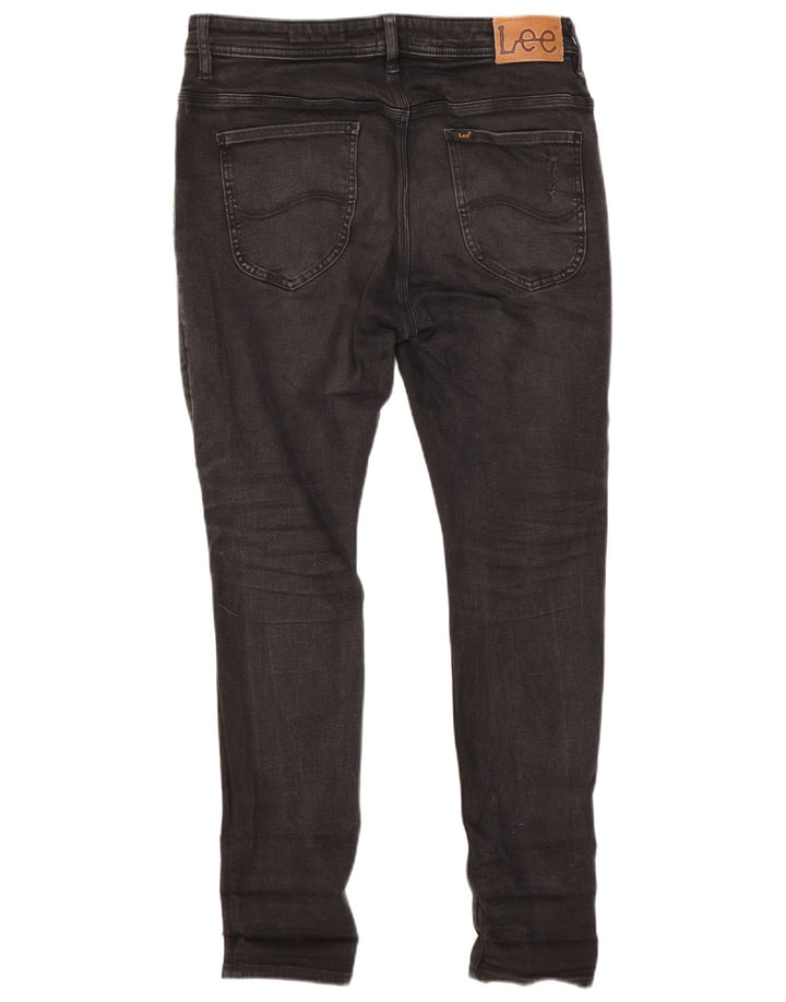 Lee Jean skinny vieilli W33 L29 pour homme en coton noir