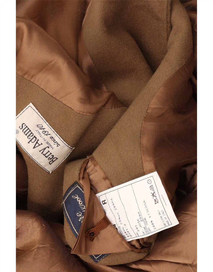 Berry Adams Manteau Homme IT 54 2XL Beige Laine Vierge